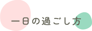 一日の過ごし方